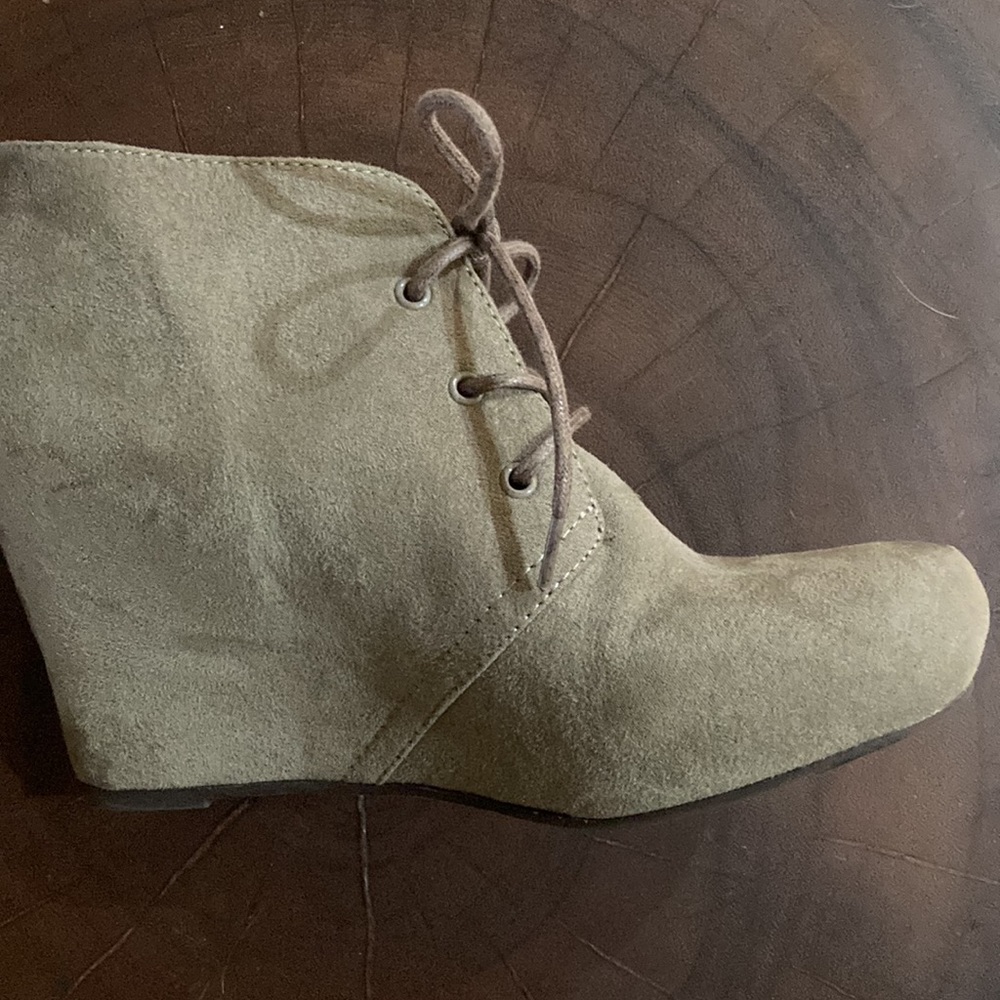 Suede Booties - Picture 2 of 4